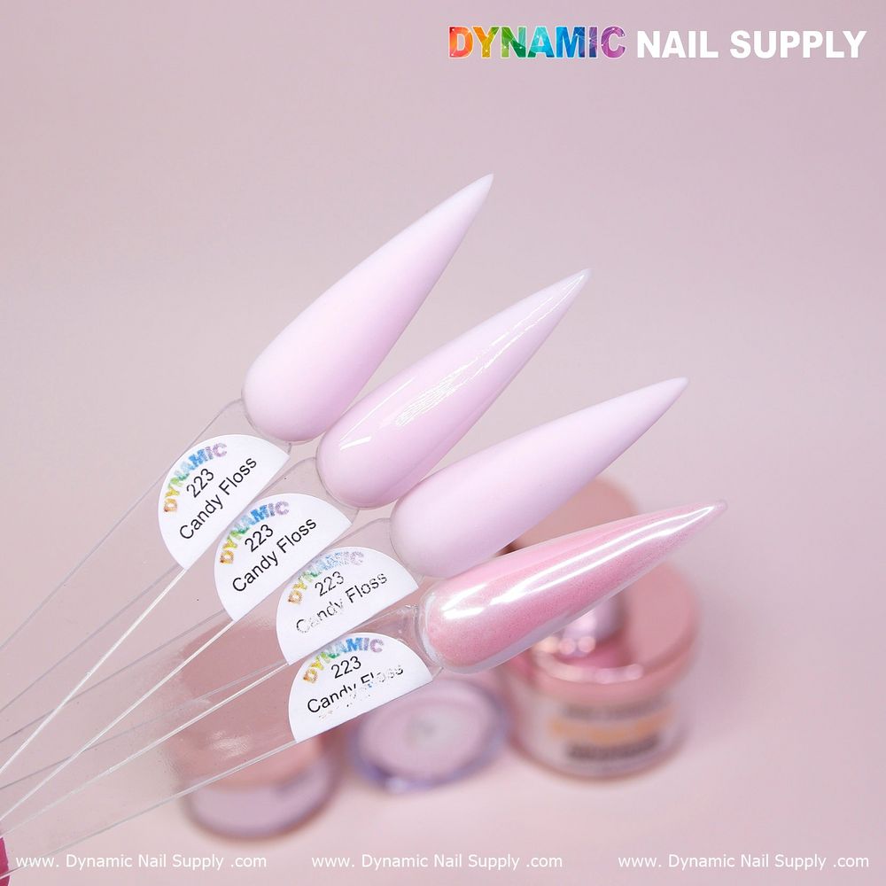 Candy Floss pastel acrylic powder jar - 2