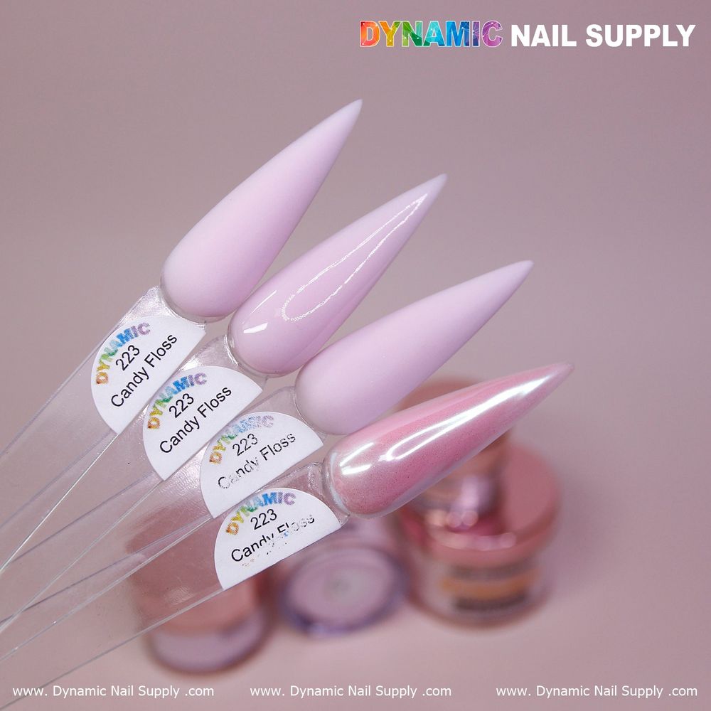 Candy Floss pastel acrylic powder jar - 3