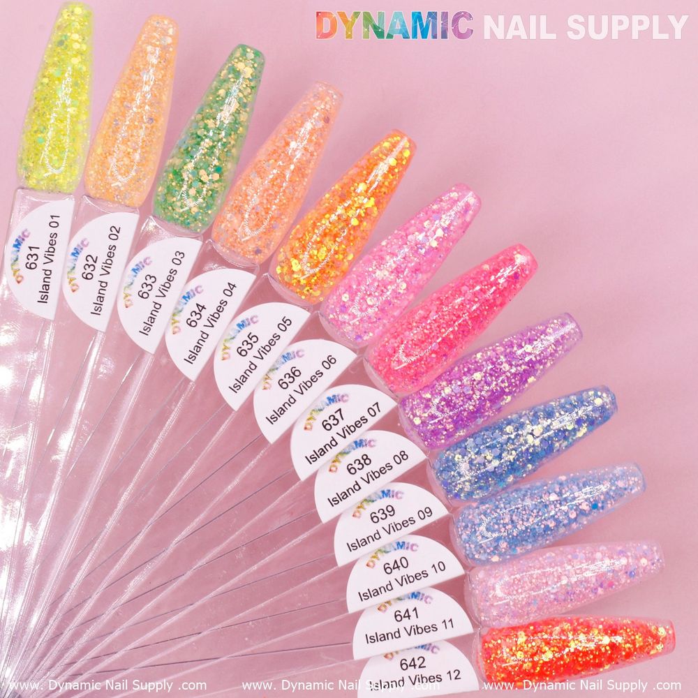 iridescent glitter acrylic powder jars - 4