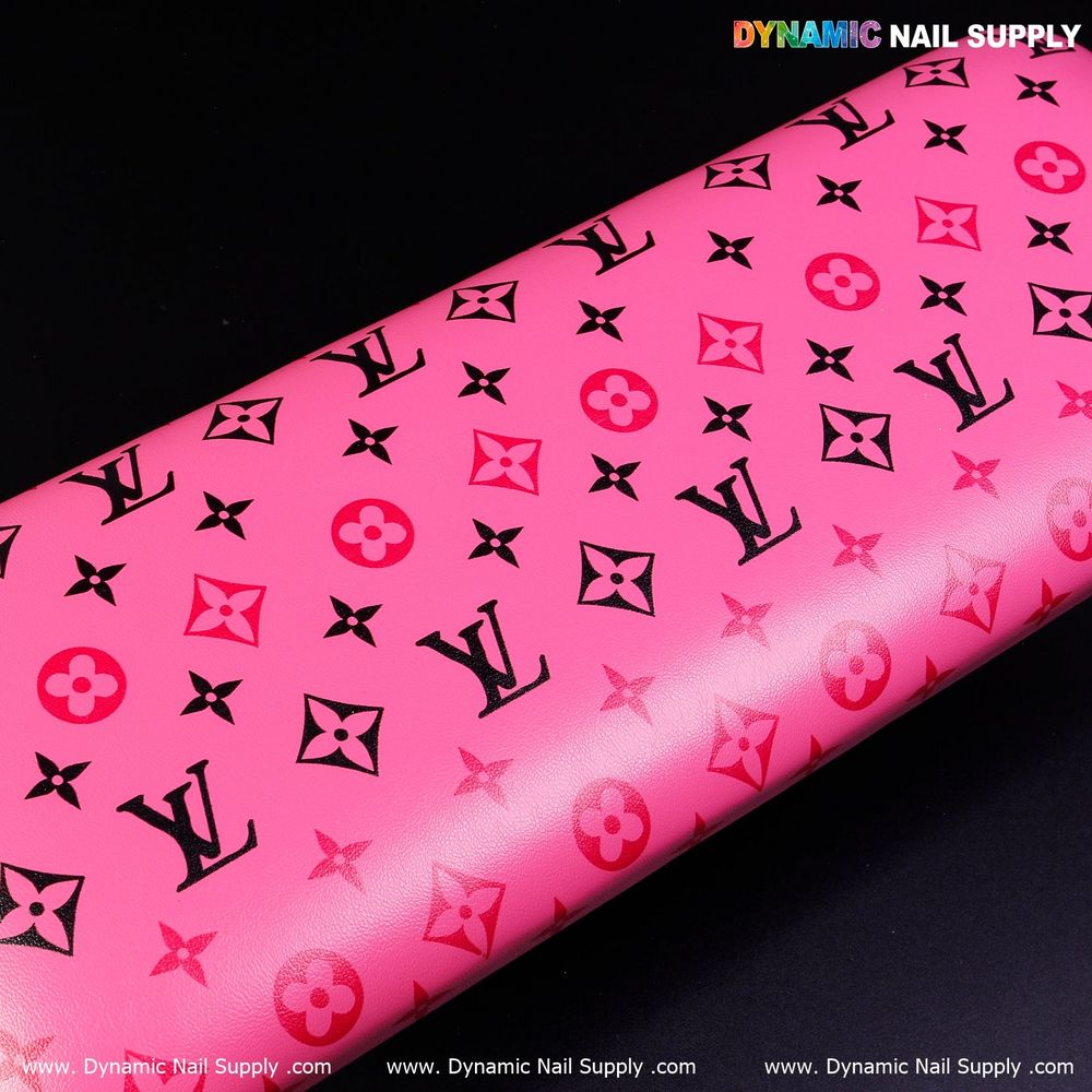 hot pink leather manicure armrest - 6