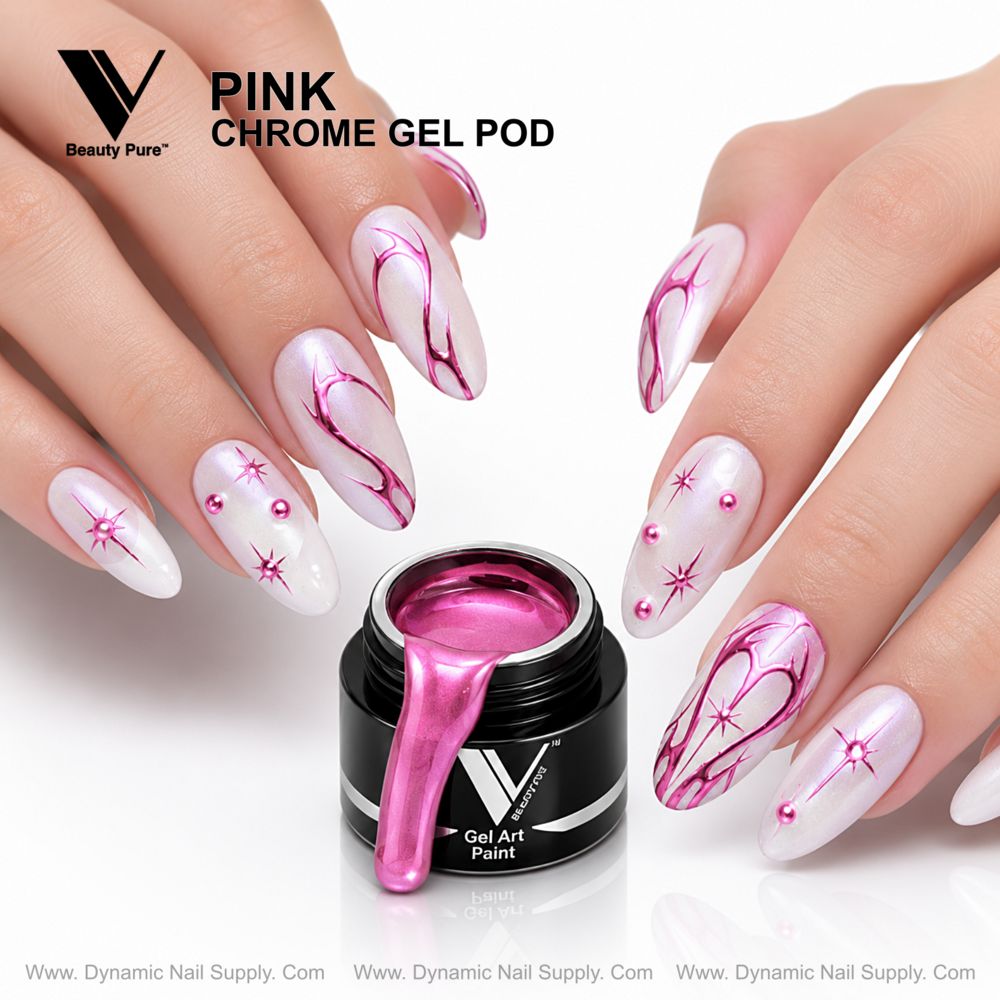 Metallic Pink Gel Pod – Precision Chrome Art Gel