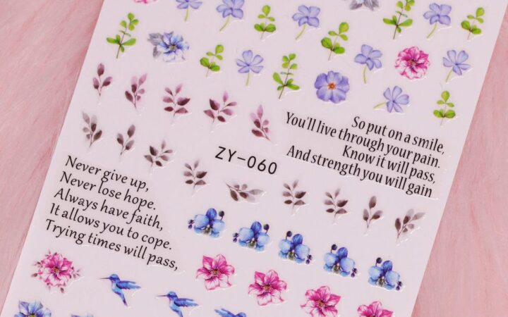 Spring Flower Nail Stickers for Fresh Seasonal Looks