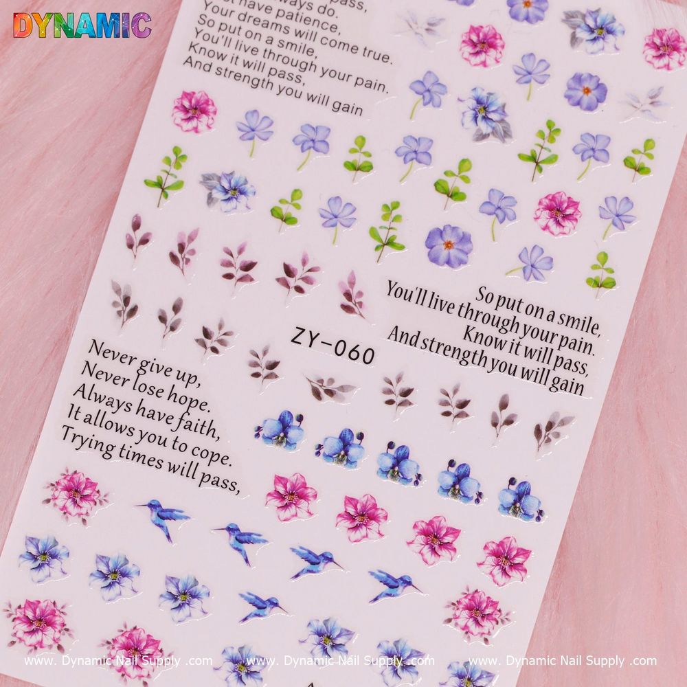 Spring Flower Nail Stickers for Fresh Seasonal Looks
